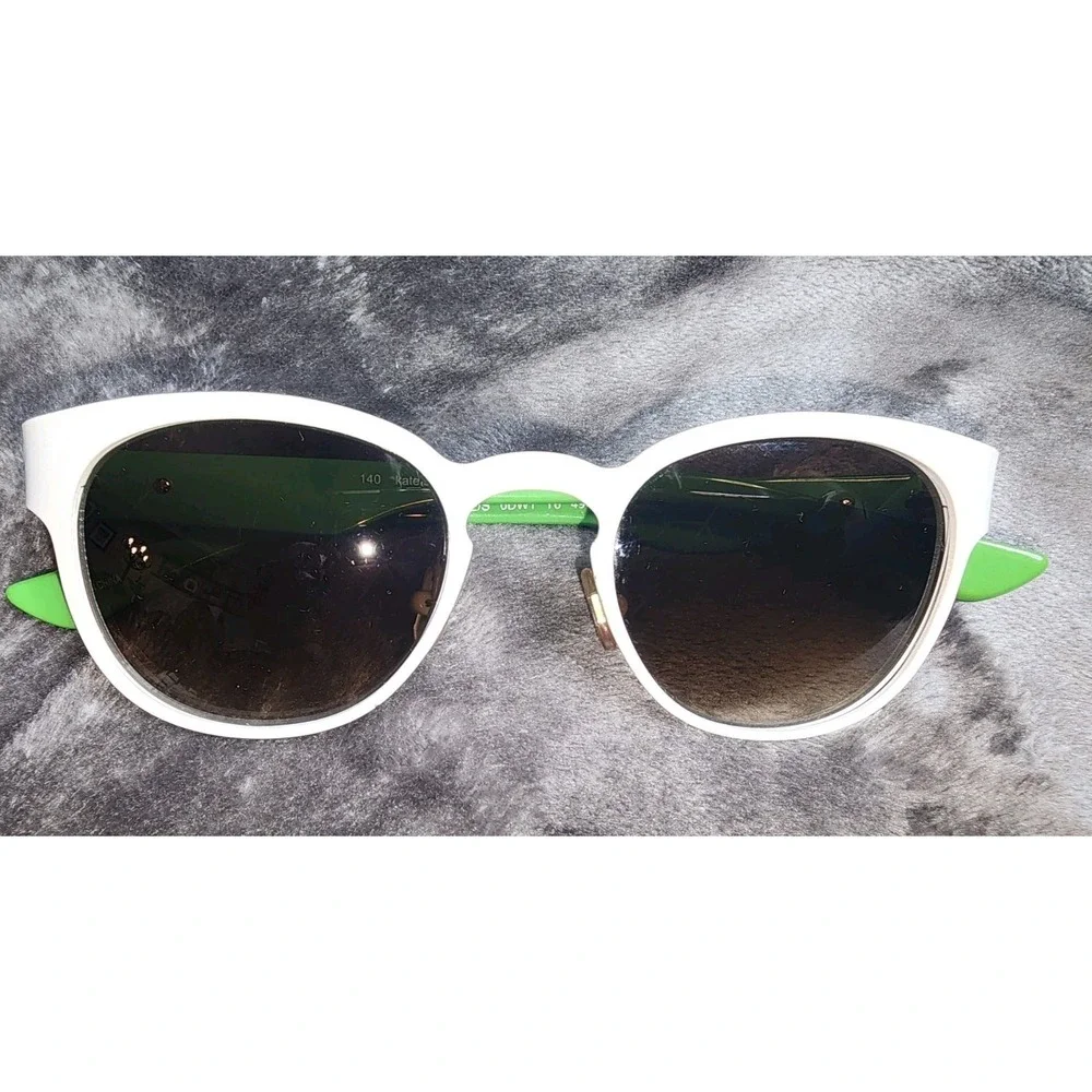 Kate Spade New York ARIE/S Sunglasses White Green 49-20-140 ODW1 Y6
